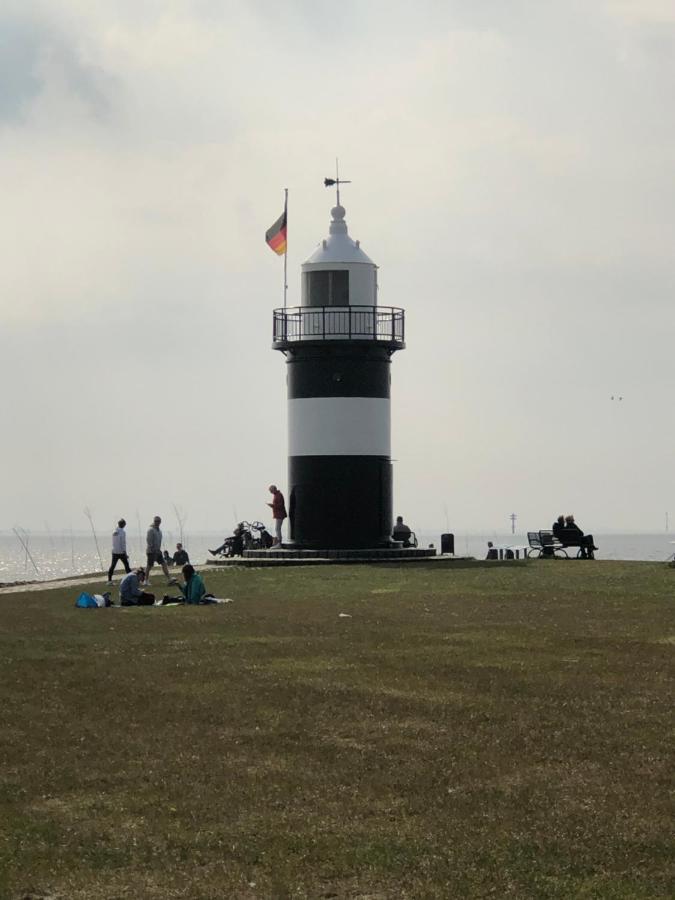 Ferienhaus Wieden Am Deich Wurster Nordseekuste Esterno foto