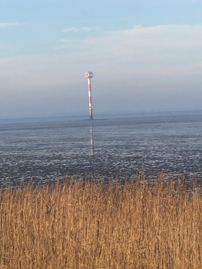 Ferienhaus Wieden Am Deich Wurster Nordseekuste Esterno foto